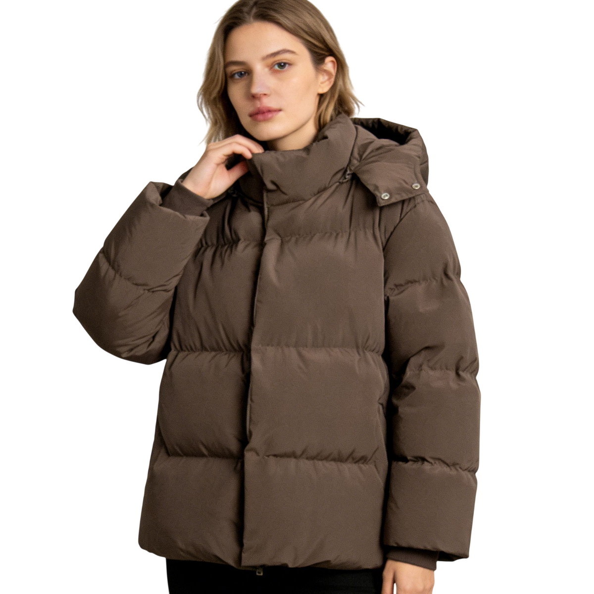 Women's Hooded Puffer Winter Coat