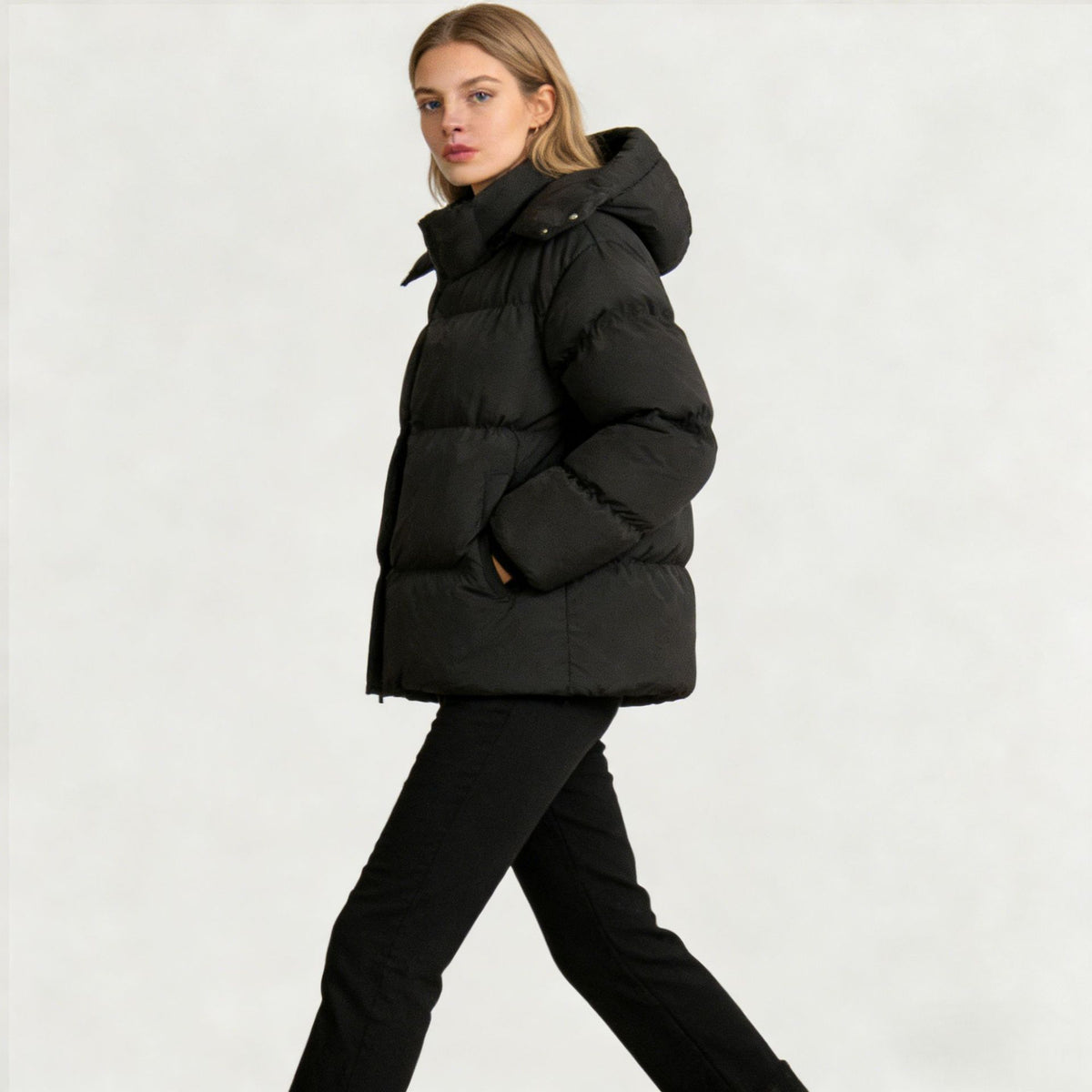 Women's Hooded Puffer Winter Coat