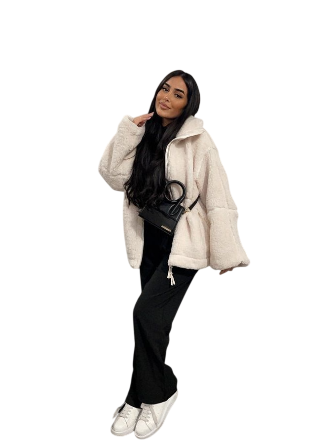 Women's Teddy Fleece Hooded Jacket