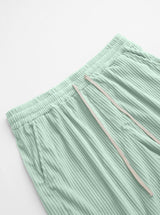 Men's Corduroy Drawstring Casual Shorts
