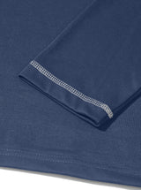 Men's Long Sleeve Henley Shirt with Button Neck