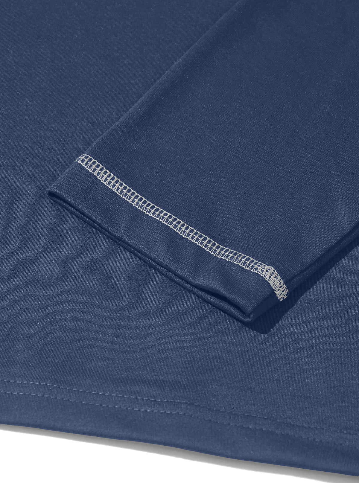 Men's Long Sleeve Henley Shirt with Button Neck