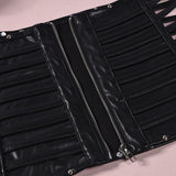 Women's   Faux Leather Mini Skirt