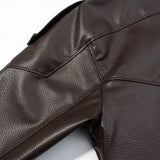 Women's  Faux Leather Biker Jacket