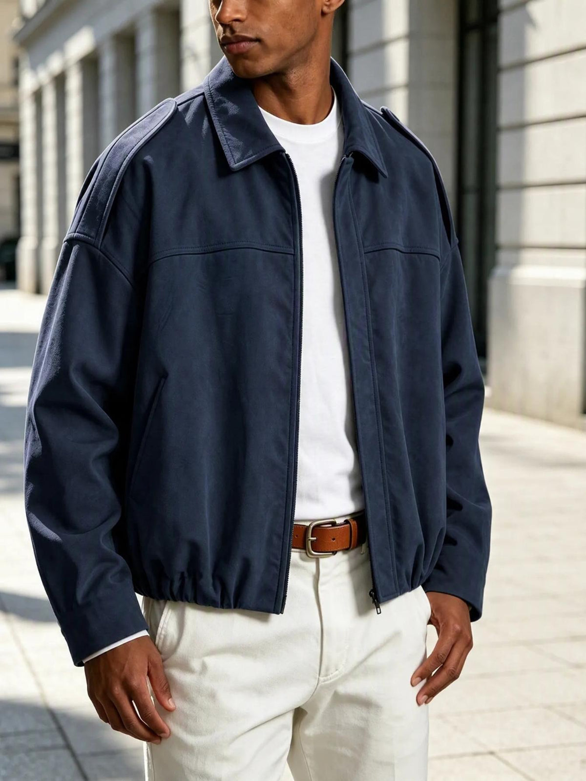 Men's  Casual Zip-Up Jacket