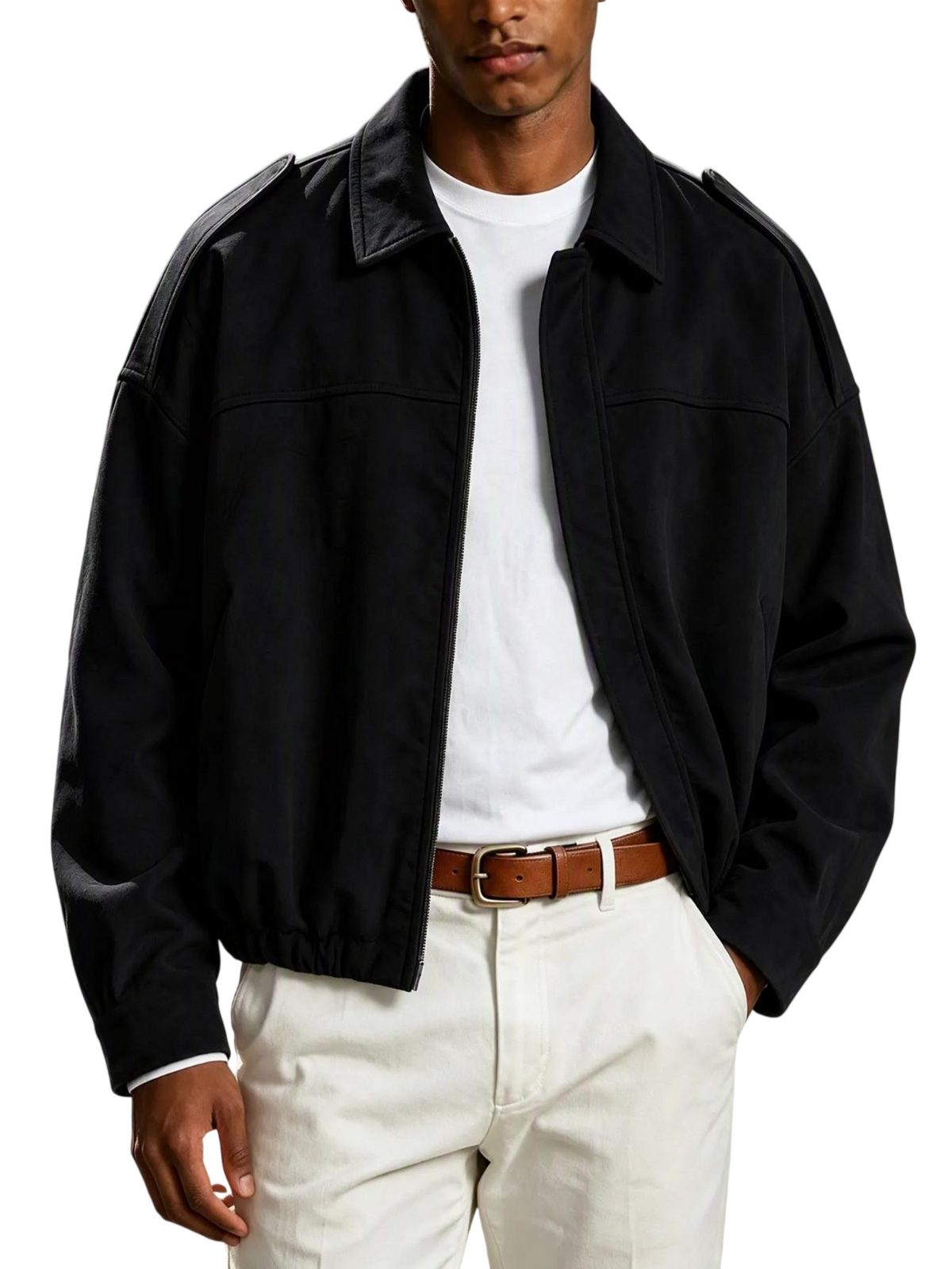 Men's  Casual Zip-Up Jacket