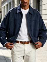 Men's  Casual Zip-Up Jacket