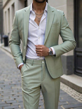 Men's Classic Tailored Suit Set