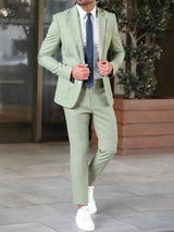 Men's Classic Tailored Suit Set