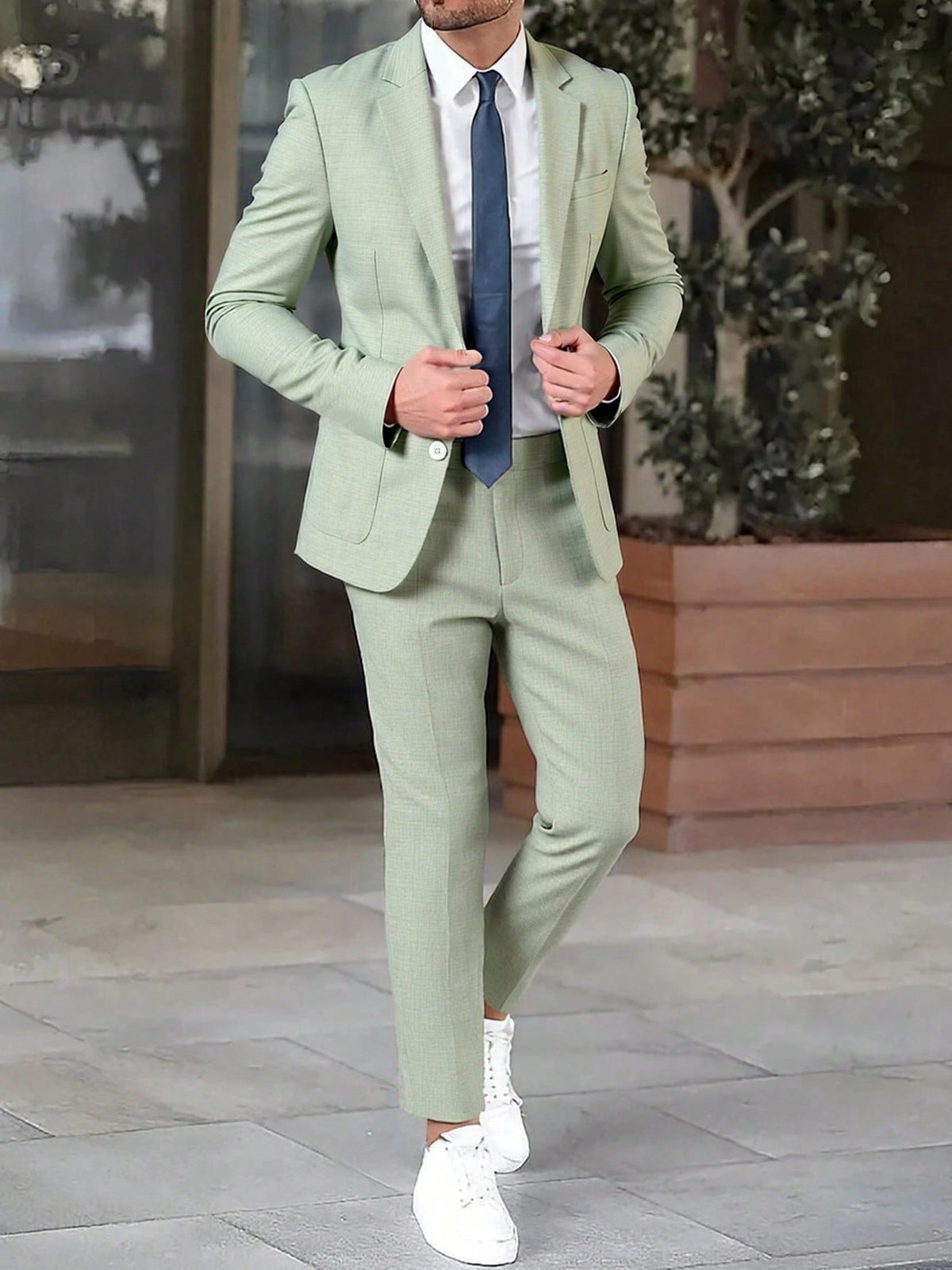 Men's Classic Tailored Suit Set