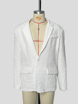 Men's Textured Formal Blazer
