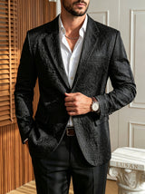 Men's Textured Formal Blazer