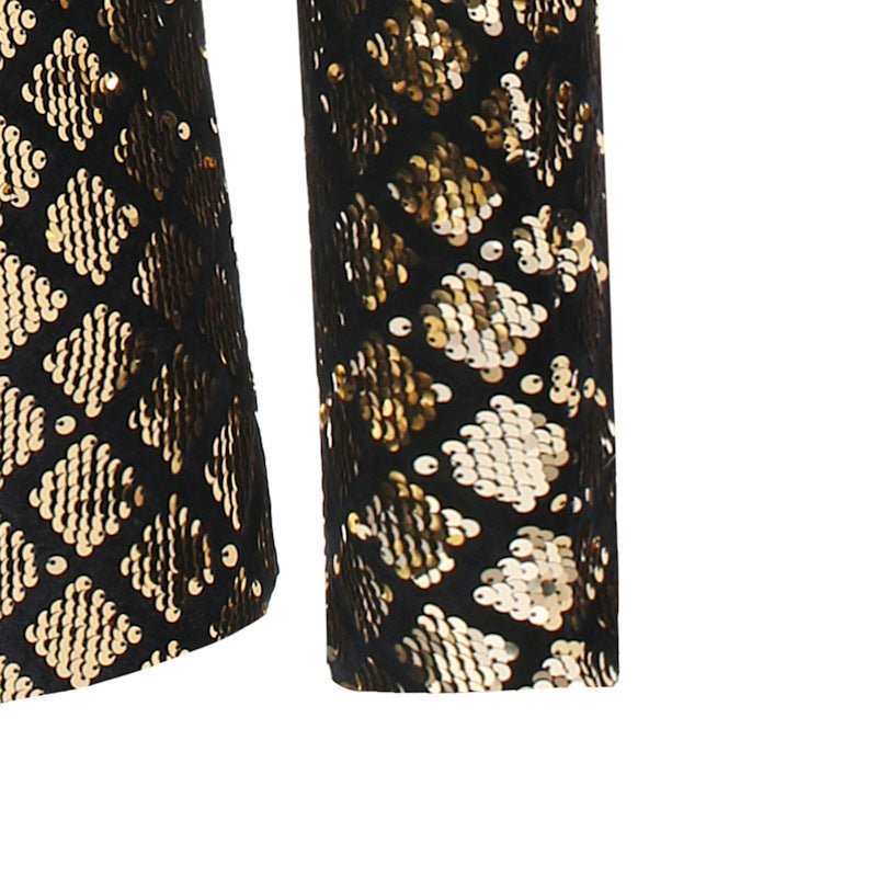 Men's Luxury Sequin Party Blazer