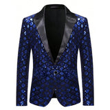 Men's Luxury Sequin Party Blazer