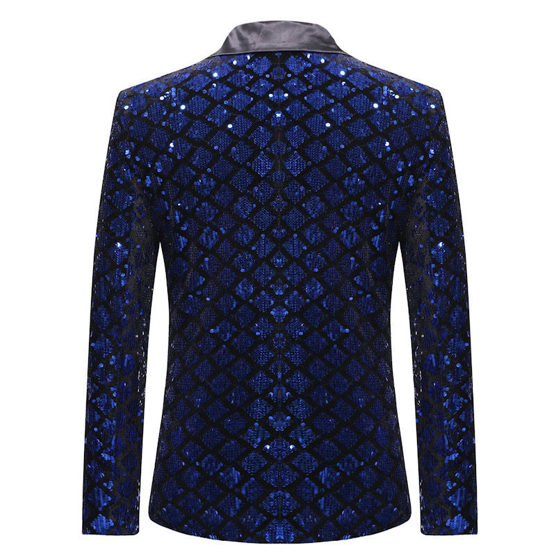 Men's Luxury Sequin Party Blazer