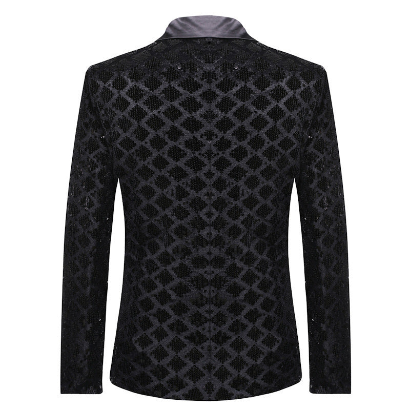 Men's Luxury Sequin Party Blazer