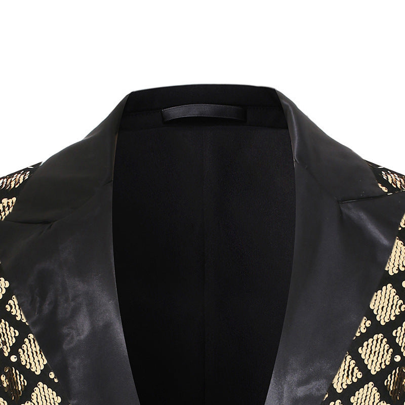 Men's Luxury Sequin Party Blazer