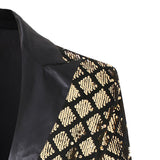 Men's Luxury Sequin Party Blazer