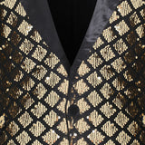 Men's Luxury Sequin Party Blazer