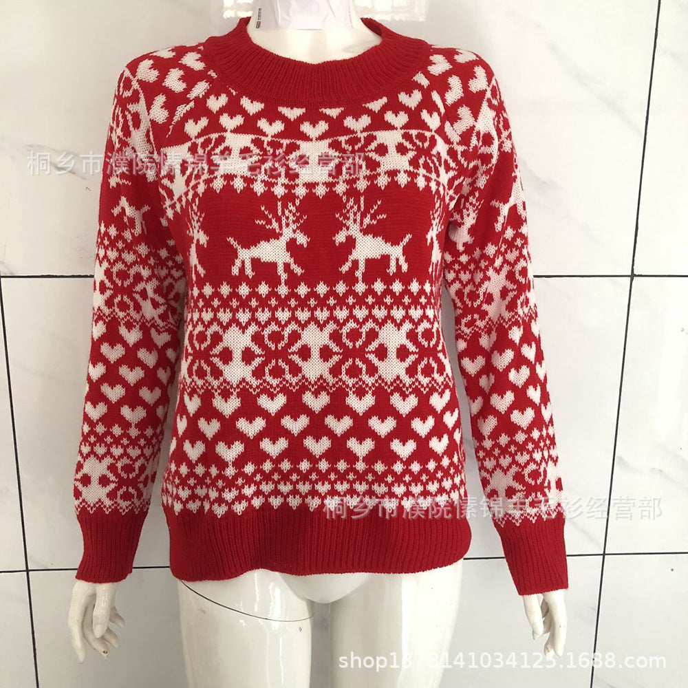 Women's Reindeer Christmas Sweater