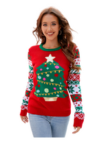 Women's Christmas Tree Graphic Sweater