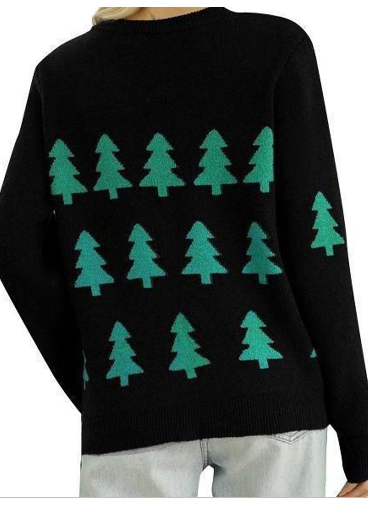 Women's Christmas Tree Knit Sweater
