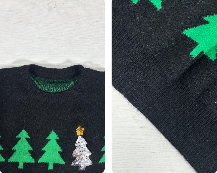 Women's Christmas Tree Knit Sweater