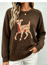 Women's Reindeer Knit Sweater