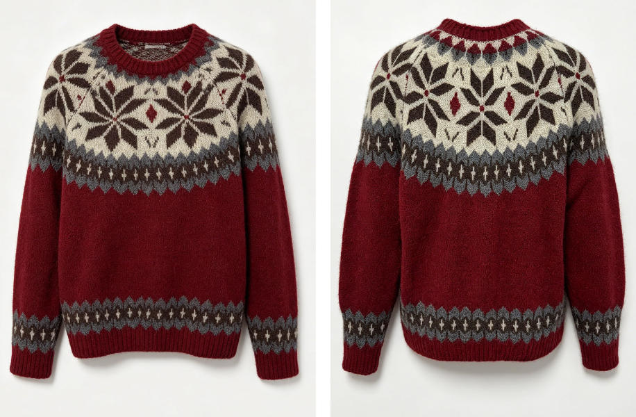 Women's Fair Isle Knit Sweater