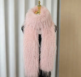 Women's Faux Fur Winter Scarf with Soft Texture