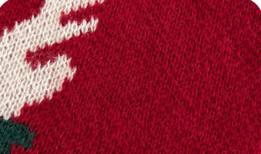 Christmas Reindeer Knit Scarf