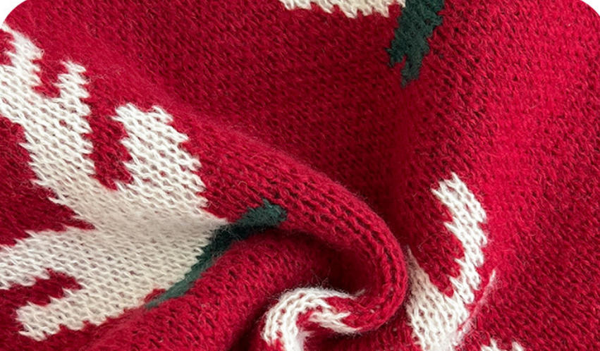 Christmas Reindeer Knit Scarf