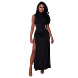 Women's Sleeveless Cutout Maxi Dress