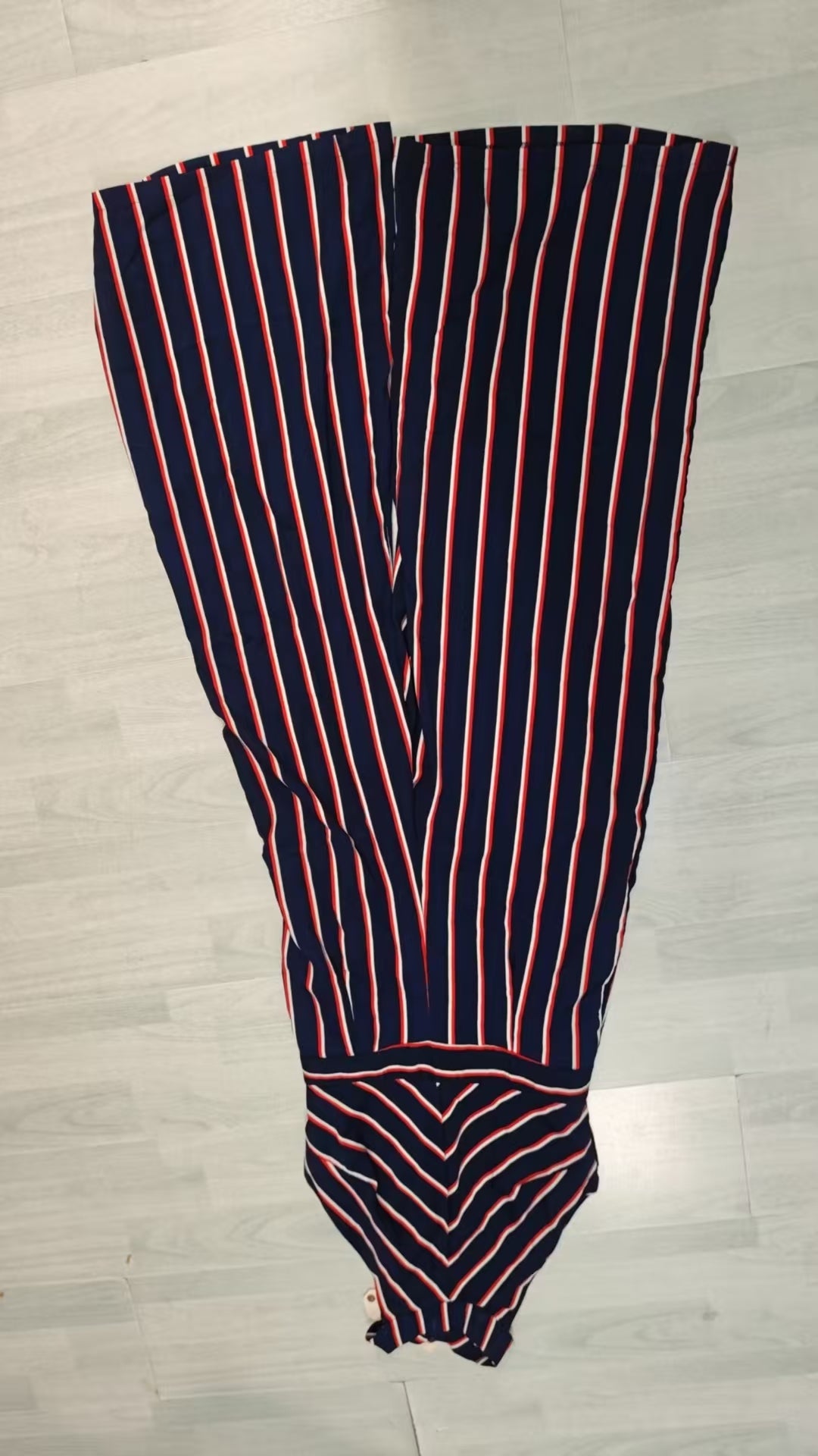 Stylish Striped Wide-Leg Jumpsuit