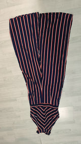 Stylish Striped Wide-Leg Jumpsuit