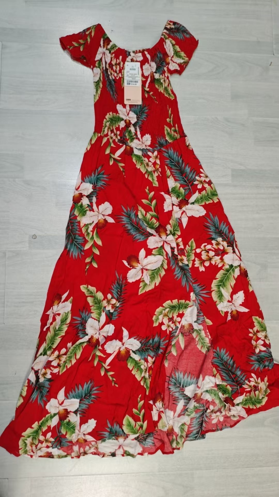 Floral Tropical Maxi Dress