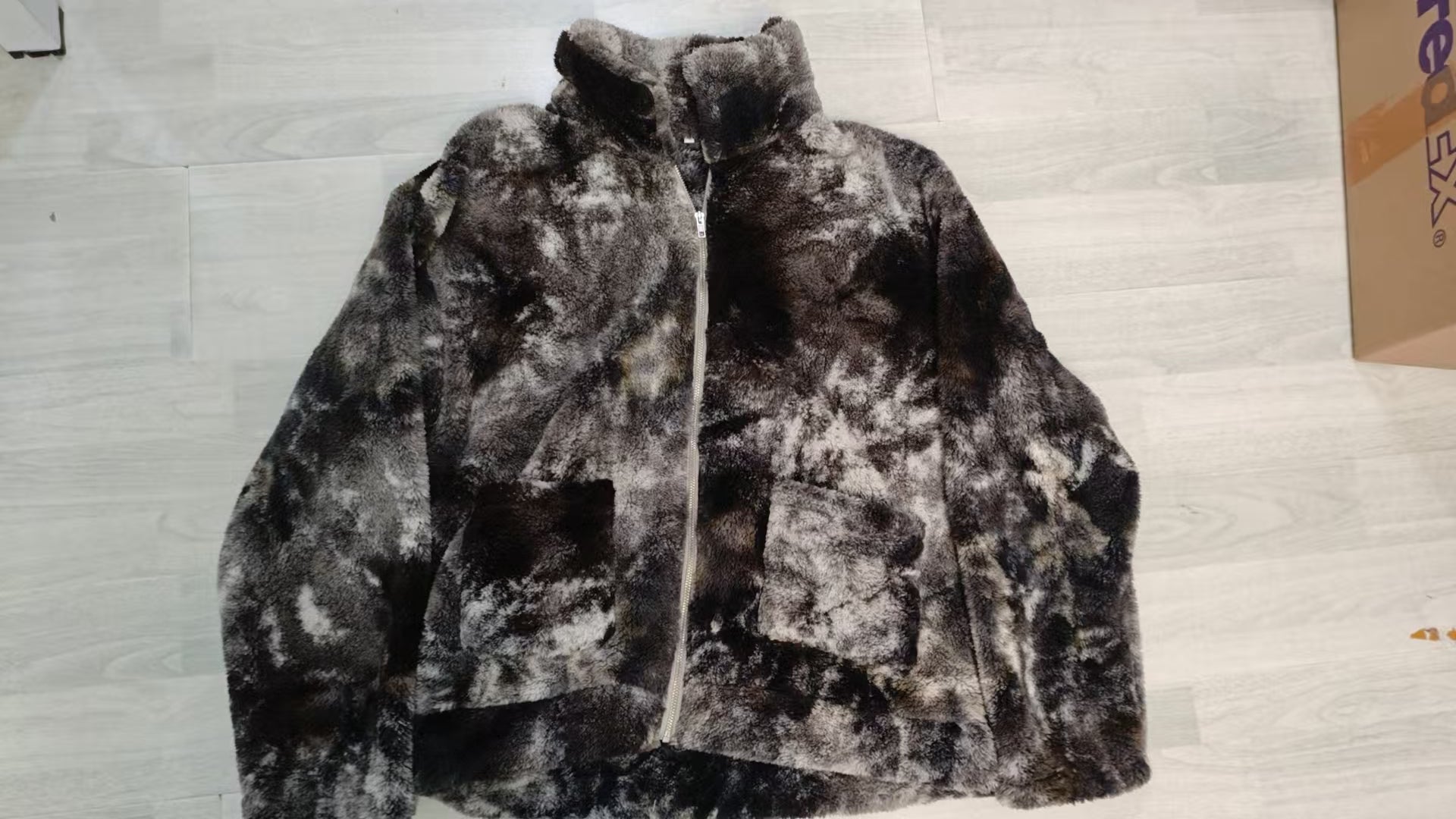 Women’s Abstract Print Cotton Blend Jacket