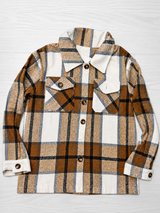 Women’s Plaid Button-Up Shacket