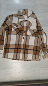 Women’s Plaid Button-Up Shacket