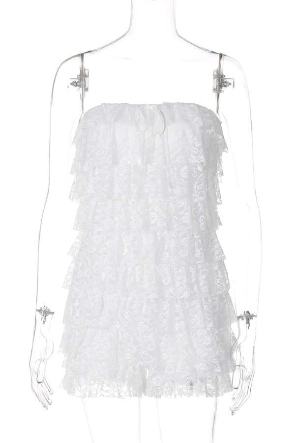 Lace Cascade Romper image 8