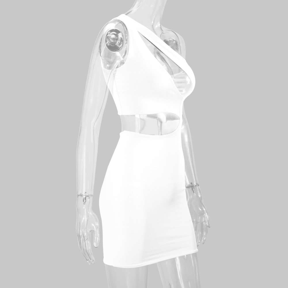 Fierce Flame Cutout One-Shoulder Mini Dress image 5