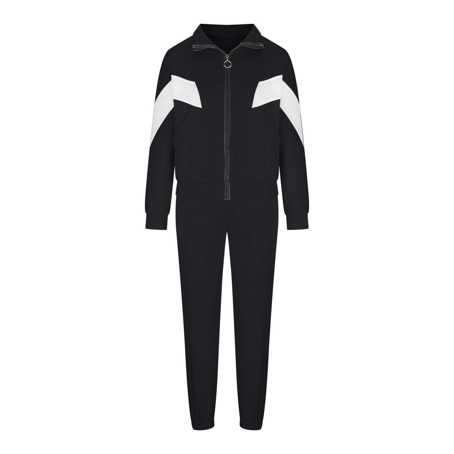 Mock Collar Loose-Fit Tracksuit image 5