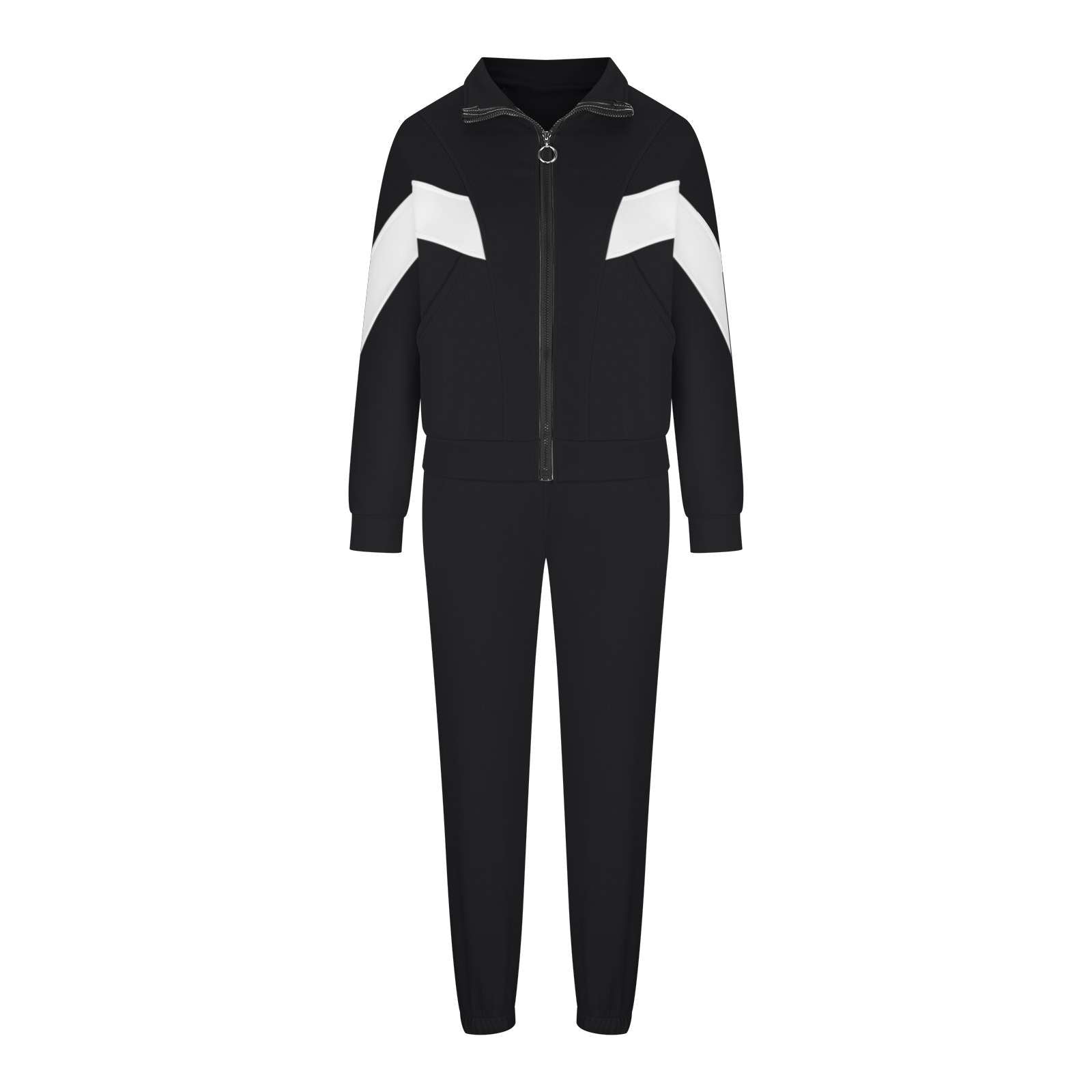 Mock Collar Loose-Fit Tracksuit image 5