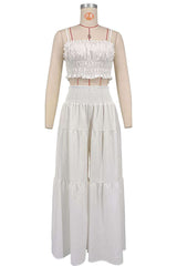 Strappy Top and Wide-Leg Pants Summer Outfit image 7