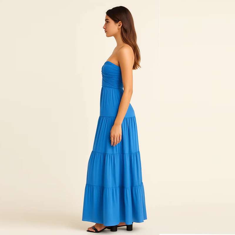 Strapless Maxi Dress image 4