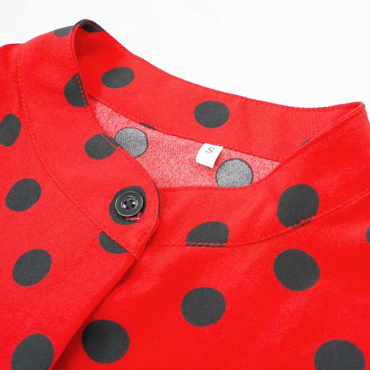 Casual Polka Dot Lace-up  Jumpsuit image 6