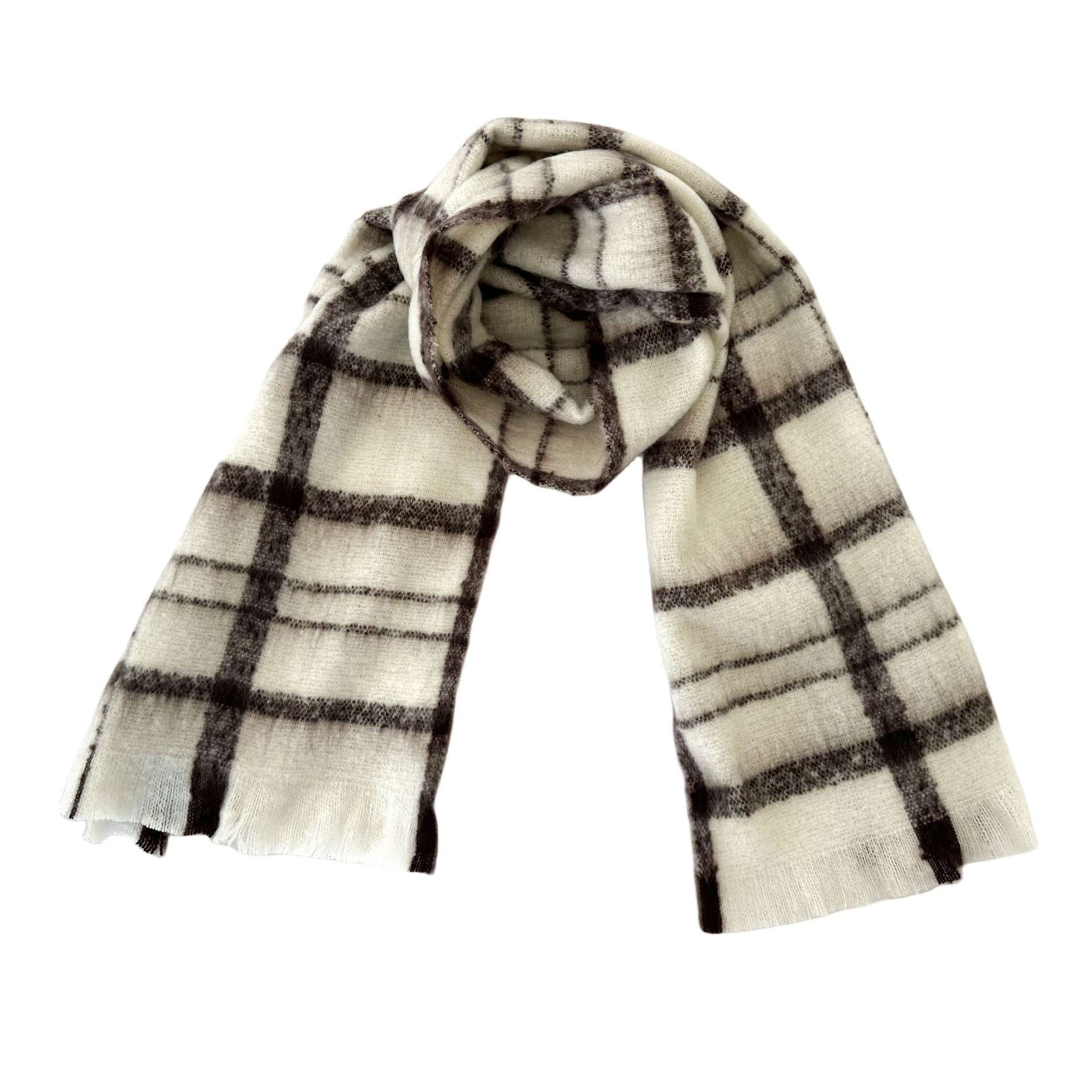 Thick ultra large soft and warm checkered scarf image 4