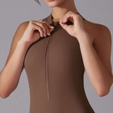 Slim Fit Sleeveless Sports Jumpsuit image 2