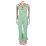 Halter Wide-Leg Jumpsuit image 4