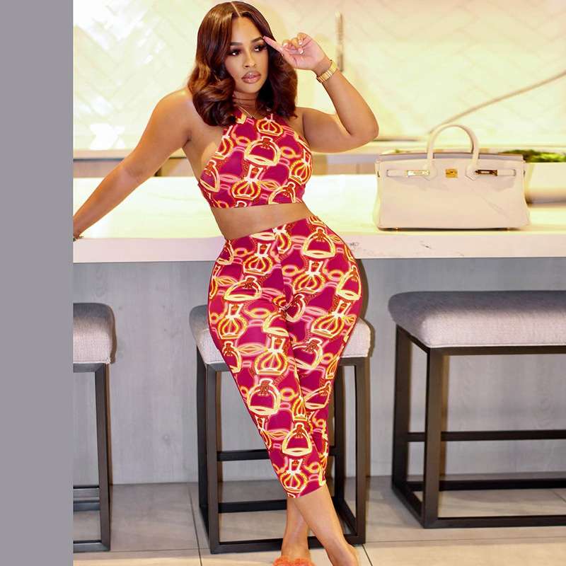 Vibrant Print Activewear Set image 6